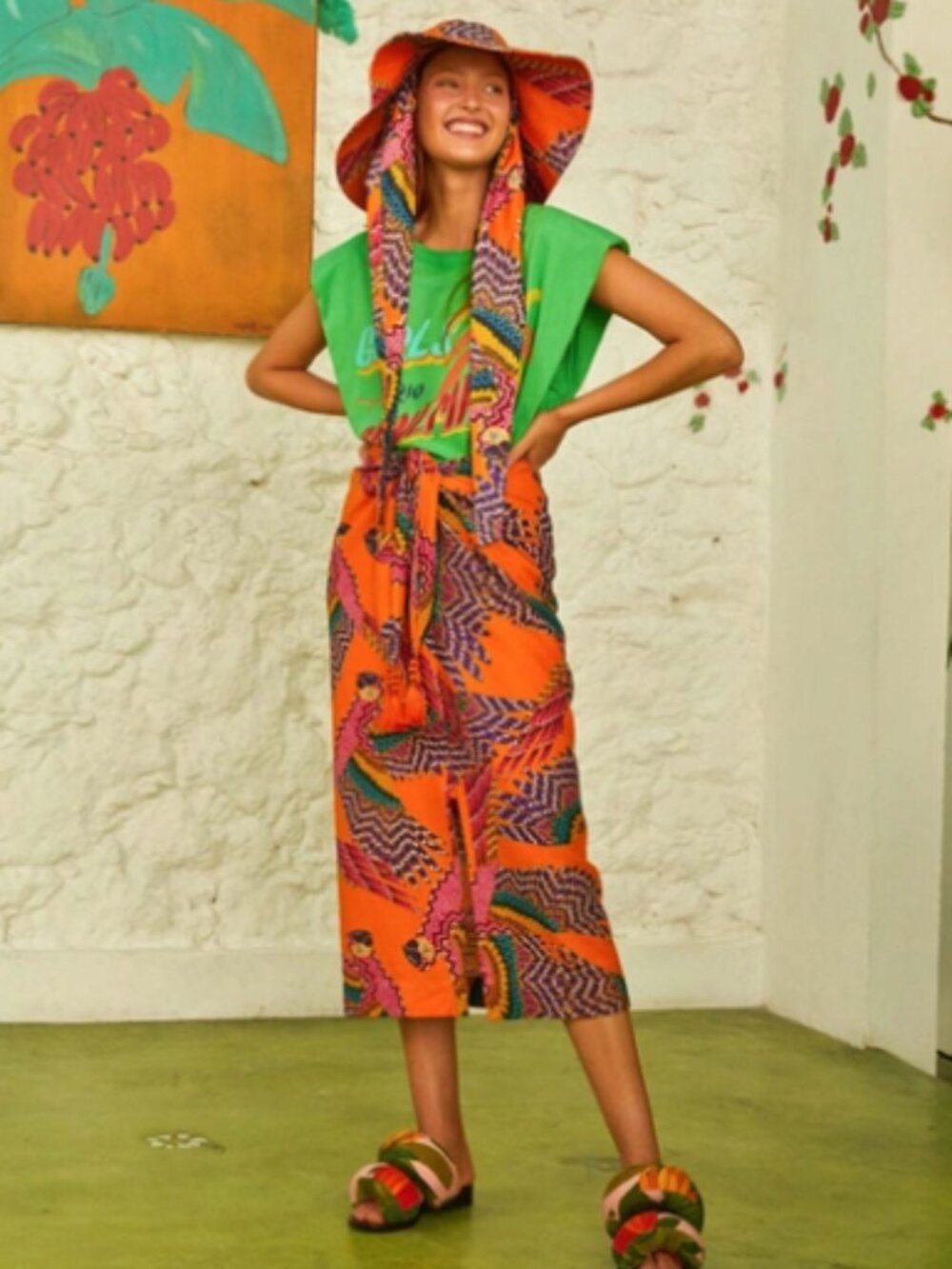 FARM Rio Beaded Macaw Skirt / Dress sz Small NWT Beautiful!!!!